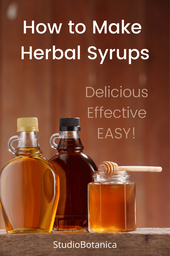 How To Make Herbal Syrups - Studio Botanica