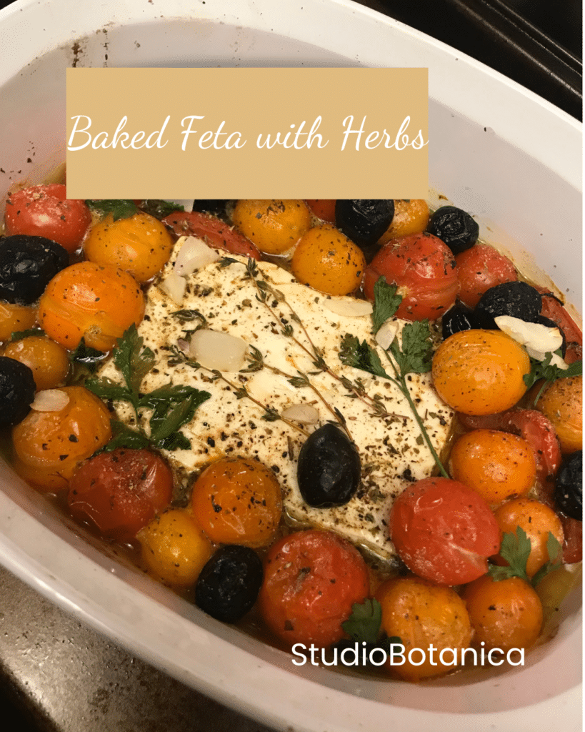 Baked Feta with Herbs