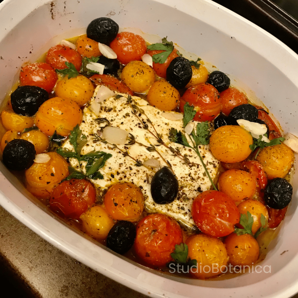 Baked Feta with Herbs